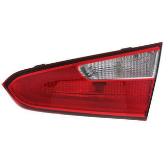 2014-2016 Kia Forte Tail Lamp RH, Inner, Halogen, Standard Type, Sedan.