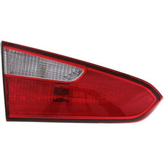 2014-2016 Kia Forte Tail Lamp LH, Inner, Halogen, Standard Type, Sedan.