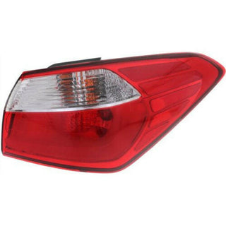 2014-2016 Kia Forte Tail Lamp RH, Outer, Halogen, Standard Type, Sedan.