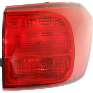 2015-2016 Kia Sedona Tail Lamp RH, Outer, Assembly, Bulb Type.