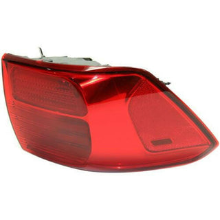 2015-2016 Kia Sedona Tail Lamp LH, Outer, Assembly, Bulb Type.