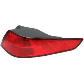 2014-2015 Kia Optima Tail Lamp RH, Outer, Assembly, Bulb Type, Exc Hybrid.