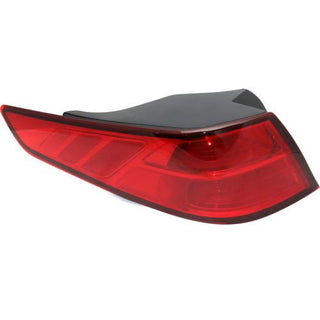 2014-2015 Kia Optima Tail Lamp LH, Outer, Assembly, Bulb Type, Exc Hybrid - Classic 2 Current Fabrication