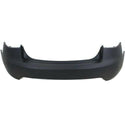 2010-2013 Kia Forte Rear Bumper Cover, Upper, Primed, Sedan - CAPA.