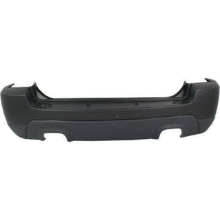 2009-2010 Kia Sportage Rear Bumper Cover, 2.7L ., w/o Luxury, w/2 Exhaust Hole.