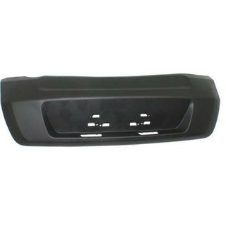 2012-2013 Kia Soul Rear Bumper Cover, Center, Black.