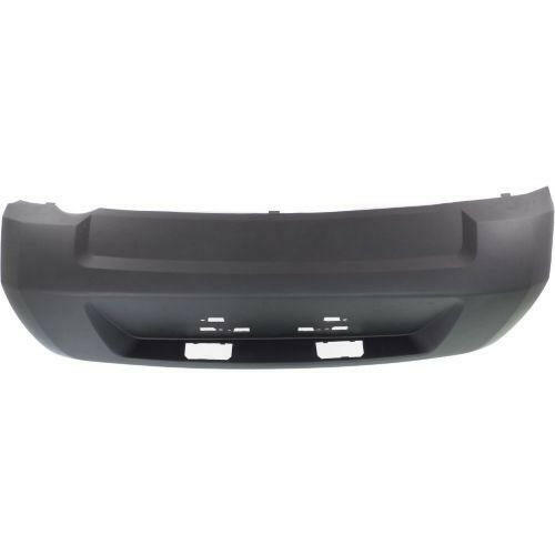2012-2013 Kia Soul Rear Bumper Cover, Center, Black - CAPA.