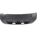 2012-2013 Kia Soul Rear Bumper Cover, Center, Black - CAPA.