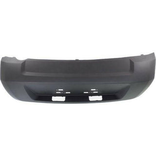 2012-2013 Kia Soul Rear Bumper Cover, Center, Black - CAPA.