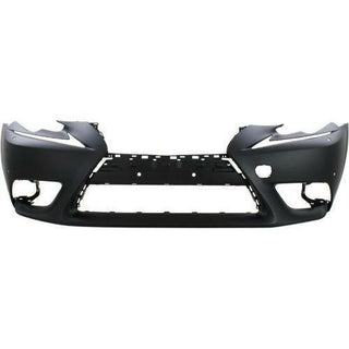 2014-2016 Lexus IS350 Front Bumper Cover, Primed, w/PDS & HLW, w/o F Sport Pkg..