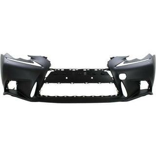 2014-2015 Lexus IS250 Front Bumper Cover, w/F Sprt, w/H/LWshr, w/o Prk Dis Sensor.