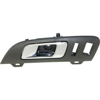 2010-2014 Lincoln MKT Front Door Handle LH, Chrome Lever/Gray Housing.