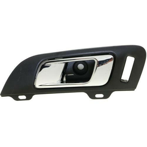 2009-2014 Lincoln MKS Front Door Handle LH, Chrome Lever+black Housing.