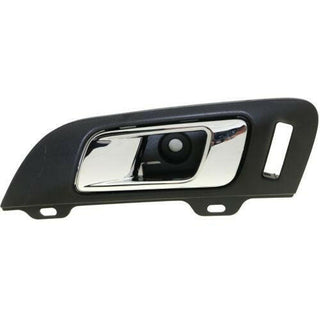 2009-2014 Lincoln MKS Front Door Handle LH, Chrome Lever+black Housing.