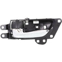 2010-2014 Lexus GX460 Front Door Handle LH, Chrome Lever+ Black Housing.