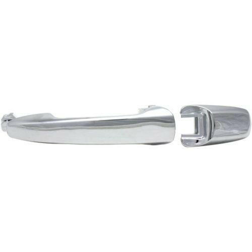 2009-2011 Ford Flex Front Door Handle, Outside, All Chrome, w/o Keyhole, Handle+be.