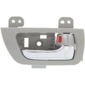 2007-2009 Lexus RX350 Rear Door Handle RH, Chrome Lever+gray Housing.