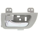 2007-2009 Lexus RX350 Rear Door Handle LH, Chrome Lever+gray Housing.