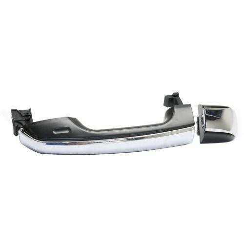 2009-2016 Toyota Land Cruiser Rear Door Handle, Primed Blk, w/Chrome Insert Cover.