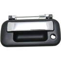 2004-2013 Ford F-150 Tailgate Handle, Chrm Lvr+smth Blk Hsg.