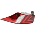 2014-2015 Lexus IS250 Tail Lamp LH, Outer, Lens And Housing, Exc C Model.