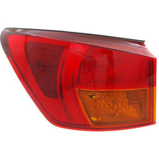 2006-2008 Lexus IS250 Tail Lamp LH, Outer, Lens And Housing, From 03-06.