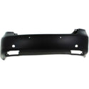 2007-2009 Lexus LS460 Rear Bumper Cover, Primed - Capa.