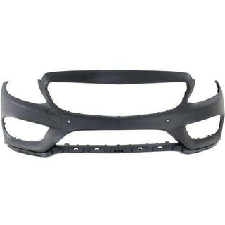 2015-2017 Mercedes Benz C400 Front Bumper Cover, w/AMG Pkg, PA & Surround View.