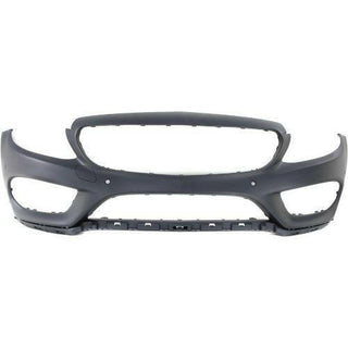 2015-2017 Mercedes Benz C400 Front Bumper Cover, w/AMG, PA, w/o Surround View, Cpe/.