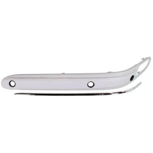 2001-2005 Mercedes Benz C320 Front Bumper Molding LH, Impact Outer, w/Chrome Mldg..