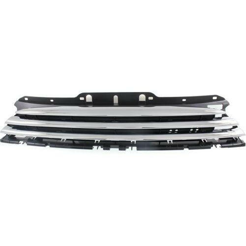 2011-2015 Mini Cooper Grille, Txtd, Base, w/o JCW Pkg & DL, w/Chrome Pkg-CAPA.