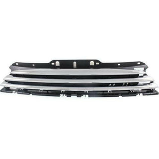 2011-2015 Mini Cooper Grille, Txtd, Base, w/o JCW Pkg & DL, w/Chrome Pkg-CAPA.