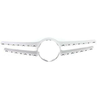 2014-2016 Mercedes Benz E350 Grille Cover, Silver, w/AMG Styling-CAPA.