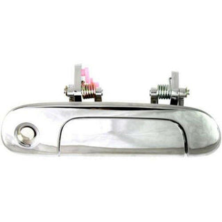 1999-2003 Mazda Protege Front Door Handle RH, All Chrome, w/Keyhole.