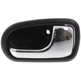 1993-1997 Mazda 626 Front Door Handle RH, Inside, Chrome + Black (=rear) - Classic 2 Current Fabrication