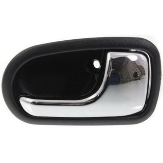 1995-2003 Mazda Protege Front Door Handle RH, Inside, Chrome + Black.