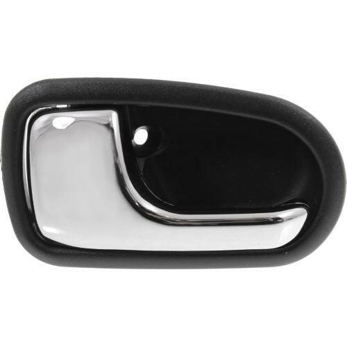 1993-1997 Mazda 626 Front Door Handle LH, Inside, Chrome + Black (=rear).