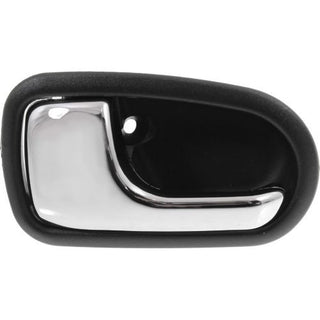 1993-1997 Mazda 626 Front Door Handle LH, Inside, Chrome + Black (=rear) - Classic 2 Current Fabrication
