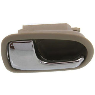 1993-1997 Mazda 626 Front Door Handle LH, Inside, Chrome + Beige (=rear) - Classic 2 Current Fabrication