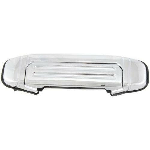 1992-2000 Mitsubishi Montero Front Door Handle RH, Outside, All Chrome, w/o Keyhole.
