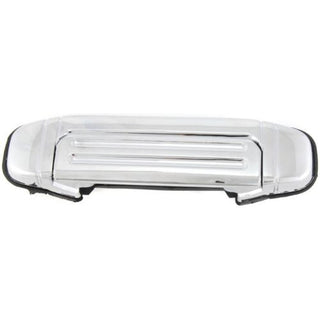 1992-2000 Mitsubishi Montero Front Door Handle RH, Outside, All Chrome, w/o Keyhole - Classic 2 Current Fabrication
