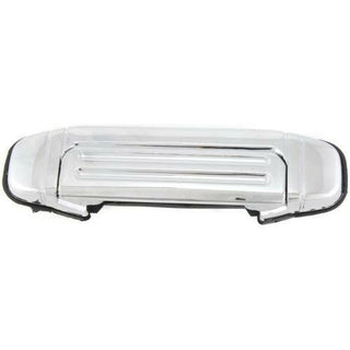 1992-2000 Mitsubishi Montero Front Door Handle RH, Outside, All Chrome, w/o Keyhole.