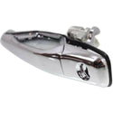 2002-2007 Mitsubishi Lancer Front Door Handle LH, Outside, All Chrome, w/Keyhole.