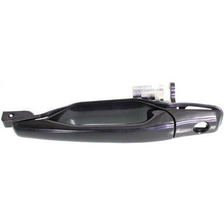 2002-2007 Mitsubishi Lancer Front Door Handle LH, Black, w/Keyhole.