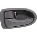 2000-2006 Mazda MPV Front Door Handle LH, Inside, W/o Chrome, Gray.