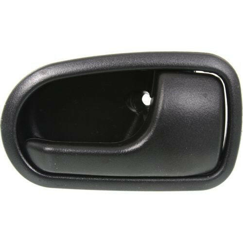 1993-1997 Mazda 626 Front Door Handle RH, Inside, Textured Black, Plastic.