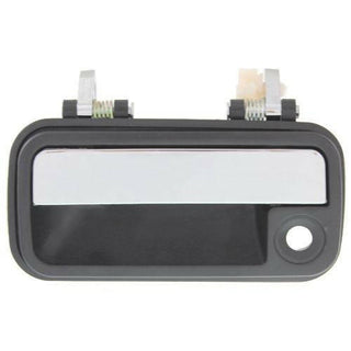 1988-1992 Mazda 626 Front Door Handle LH, Chrome Lever+black Hsg..