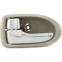 2000-2006 Mazda MPV Front Door Handle LH Lever/Beige Bezel, w/Chrome.