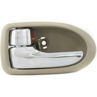 2000-2006 Mazda MPV Front Door Handle LH Lever/Beige Bezel, w/Chrome.