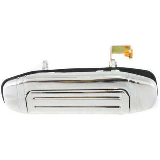 1998-2000 Mitsubishi Montero Rear Door Handle LH, Outside, All Chrome, w/o Keyhole.